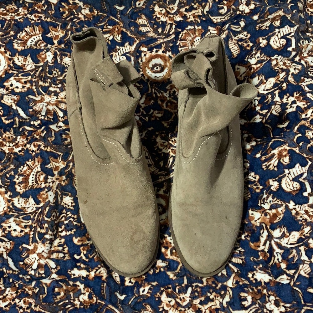 Brown Suede booties